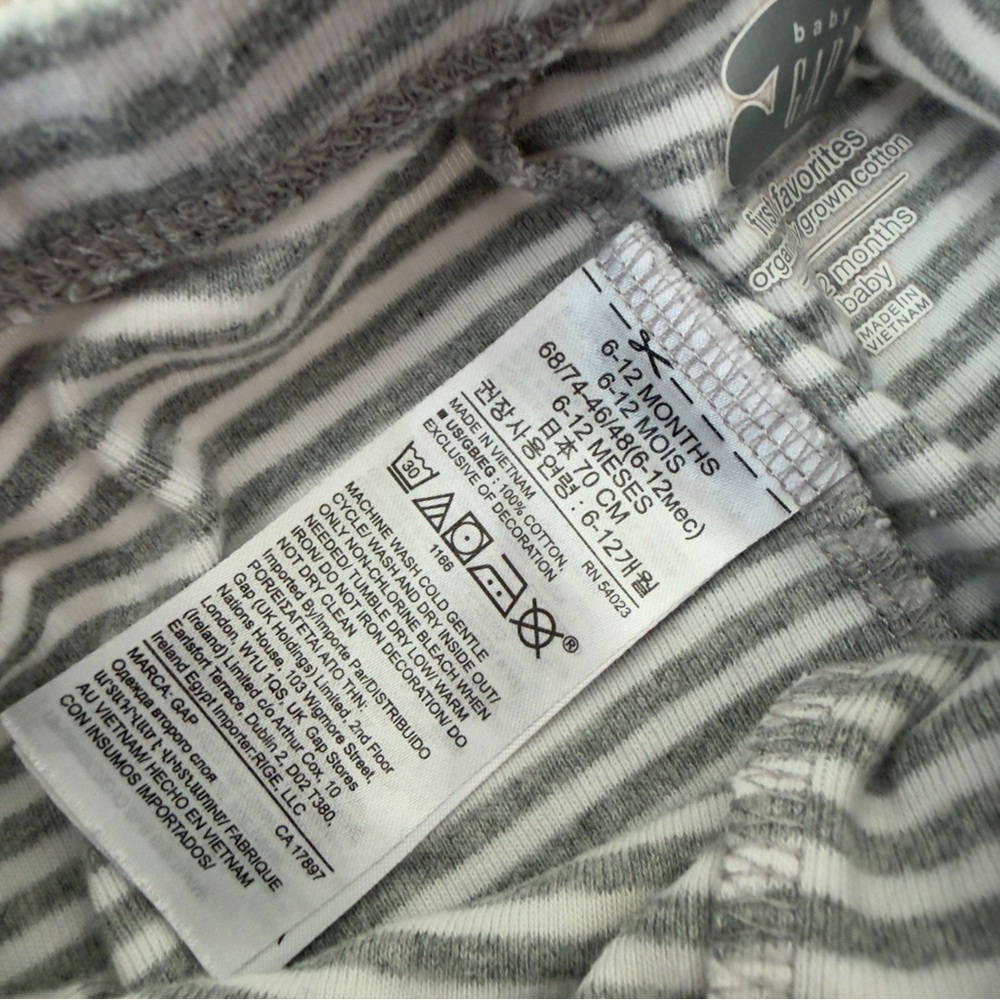 Baby Gap Pants 6-12M Organic Cotton Joggers Drawstring Bundle - Picture 12 of 12